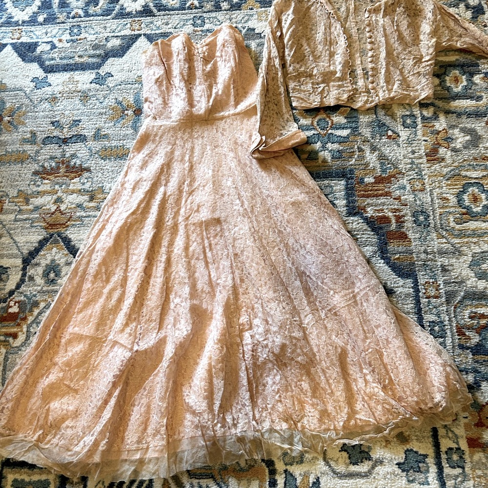 Late 1940’s Vintage ‘a Norman original’ women’s gown